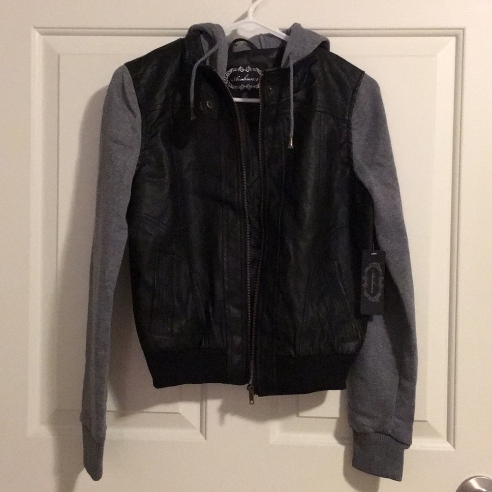 Leather Jacket Hoodie!